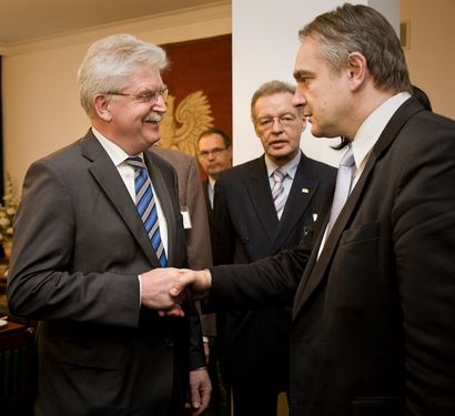 Minister Zeil mit Polens Vizepremier- und Wirtschaftsminister Waldemar Pawlak