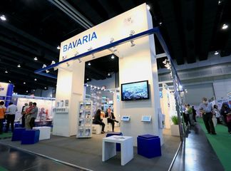 Bavarian community stand (with tower) in 2013