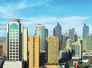 Bild oben: Makati Central Business District